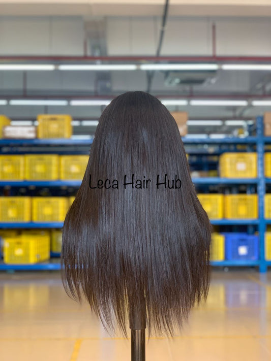 12” straight wig